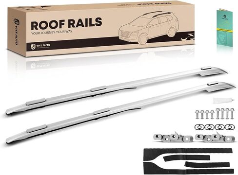 YHTAUTO 165 LBS Roof Rack Cross Bars w/Hardware Fit for Land Rover Discovery 2017-2023 (with Raised Side Rails), T6063 Aluminum CrossBars Anti-Rust for Skiboard Kayak Snowboard Bike Rooftop Cargo in Saudi Arabia
