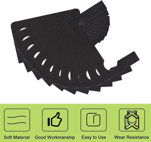 Gasket Replacement Kit for Hinges, 20PCS Rubber Shower Doors Hinge Replacement Part Black Anti-Slip Gasket Glass Hinge Replacement Kit in Saudi Arabia