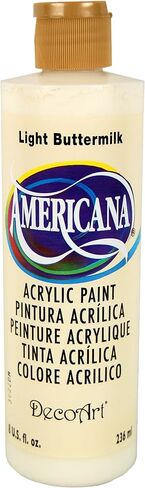 DecoArt DA164-9 Americana Acrylics, 8-Ounce,Light Buttermilk in Saudi Arabia