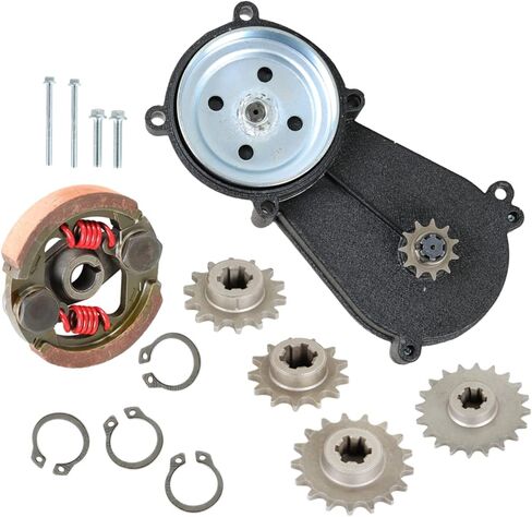 Single Chain 116mm Transmission Gear Reduction Box Clutch Replacement for 2 stroke 47cc 49cc T8F 11T 13T 14T 17T 20T Black in Saudi Arabia