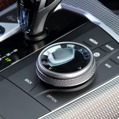Crystal Multimedia Controller Knob Crystal Multimedia Knob Replacement Compatible with BMW 1,2, 3, 4, 8 Series, X3, X4, X5, X6, X7, Z4 in Saudi Arabia