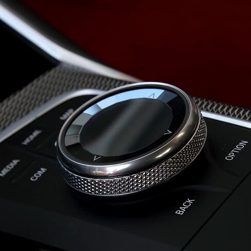 Crystal Multimedia Controller Knob Crystal Multimedia Knob Replacement Compatible with BMW 1,2, 3, 4, 8 Series, X3, X4, X5, X6, X7, Z4 in Saudi Arabia