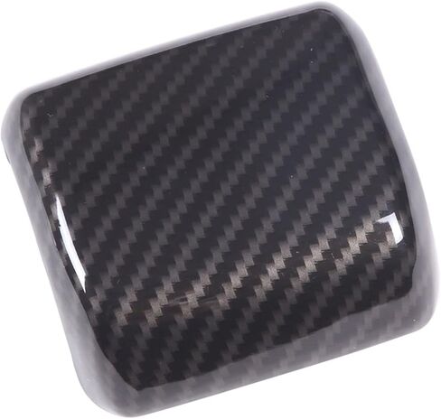 غطاء رأس مقبض ناقل الحركة للتحكم في مركز السيارة لسيارة Toyota Tundra Sequoia 2022-2024 غطاء إطاري ملصق زخرفة داخلية (حبوب ألياف الكربون) in Kuwait