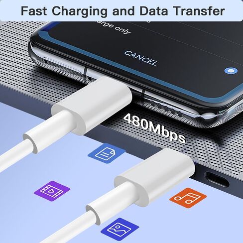USB C to USB C Cable, 60W 3Pack 6FT USB C Charging Cable Compatible with MacBook Pro,iPhone15/15Pro/15Pro Max/,Samsung Galaxy S23/Ultra/S22,Google Pixel 5/4/3/2 and More in Saudi Arabia