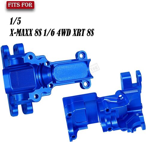 أغطية علبة التروس العلوية الخلفية الأمامية ترقيات جزء لـ 1/5 X-MAXX 8S 1/6 XRT، أغطية علبة التروس العلوية الأمامية والخلفية من الألومنيوم، أزرق داكن in Saudi Arabia