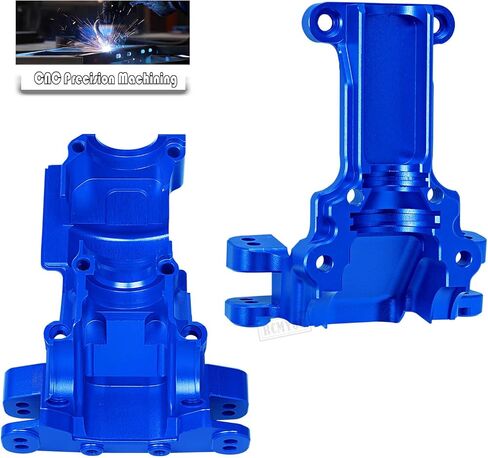 أغطية علبة التروس العلوية الخلفية الأمامية ترقيات جزء لـ 1/5 X-MAXX 8S 1/6 XRT، أغطية علبة التروس العلوية الأمامية والخلفية من الألومنيوم، أزرق داكن in Saudi Arabia