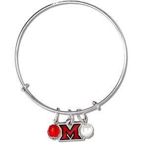 Miami University Redhawks NCAA Bangle Bracelet