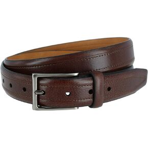 Trafalgar Stitch Detail Leather Belt