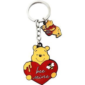 Winnie Pooh Keychain Classic Anime Eeyor Keychain Girls Women and Men