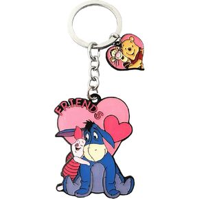 Winnie Pooh Keychain Classic Anime Eeyor Keychain Girls Women and Men