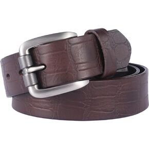 Men's Belts Genuine Leather Men top layer cowhide, alloy buckle head