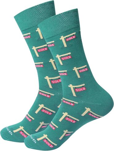 Realtor Sold Sign Dress Socks Set for Men or Women - Gift for Real Estate Agent in Kuwait