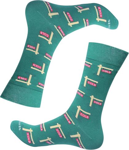 Realtor Sold Sign Dress Socks Set for Men or Women - Gift for Real Estate Agent in Kuwait