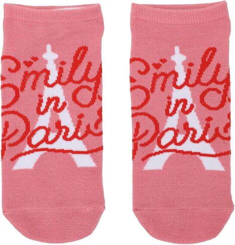 Bioworld Emily in Paris Mixed Quotes Adult Ankle Socks (Pack of 5) in Saudi Arabia
