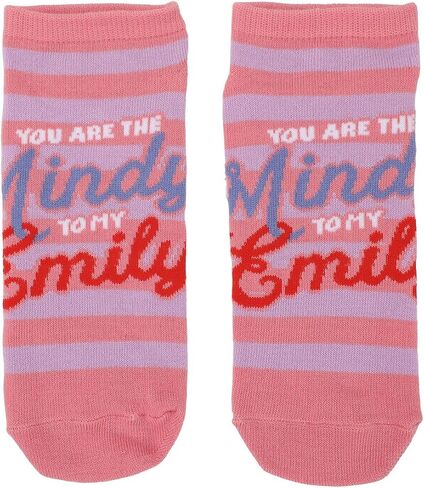 Bioworld Emily in Paris Mixed Quotes Adult Ankle Socks (Pack of 5) in Saudi Arabia