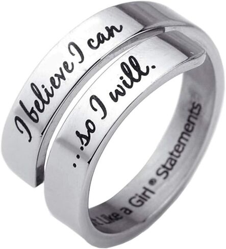 قتال مثل فتاة أؤمن أنني أستطيع لذلك سأفتح حلقة لف من الفولاذ المقاوم للصدأ in Kuwait