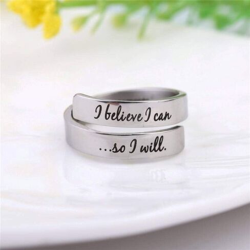 قتال مثل فتاة أؤمن أنني أستطيع لذلك سأفتح حلقة لف من الفولاذ المقاوم للصدأ in Kuwait