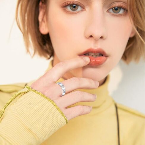 لوتس وورقة مخلب طباعة خاتم فضة الاسترليني الحيوان لطيف القط الكلب خواتم القط الكلب مجوهرات هدايا للنساء الفتيات in Kuwait