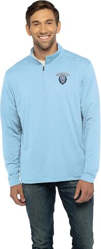 Vantage Apparel Men's Standard Collegiate Premium Lightweight Stretchy Team Color 1/4 Zip Pullover in Saudi Arabia