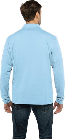 Vantage Apparel Men's Standard Collegiate Premium Lightweight Stretchy Team Color 1/4 Zip Pullover in Saudi Arabia