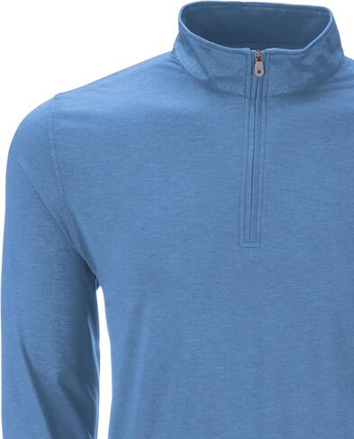 Vantage Apparel Men's Standard Collegiate Premium Lightweight Stretchy Team Color 1/4 Zip Pullover in Saudi Arabia