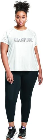 Champion Women's Plus Size Tee Shirt, Moisture-Wicking Crewneck Tee Shirt for Women, Our Best Short Sleeve Shirts for Women in Saudi Arabia