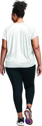 Champion Women's Plus Size Tee Shirt, Moisture-Wicking Crewneck Tee Shirt for Women, Our Best Short Sleeve Shirts for Women in Saudi Arabia