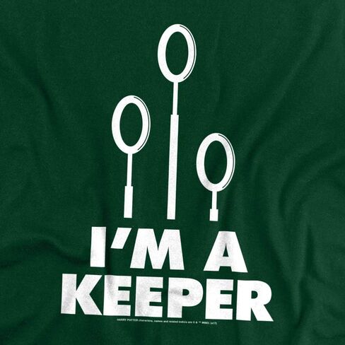 Popfunk Classic Harry Potter I'm A Keeper Quidditch T Shirt in Saudi Arabia