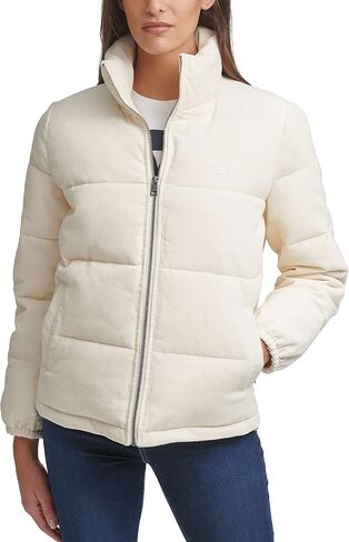 Levi's Women's Zoe Corduroy Puffer Jacket (Standard & Plus Sizes) in Saudi Arabia