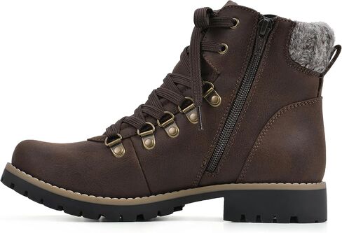 CLIFFS BY WHITE MOUNTAIN Women's Shoes Primed Lugged Lace-Up Ankle Bootie in Saudi Arabia