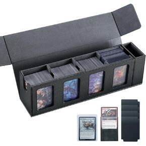 حافظة بطاقات التداول لـ 840 بطاقة، صندوق تخزين مع نافذة عرض لقائد MTG، PTCG، البطاقات الرياضية وألعاب بطاقات التداول الأخرى in Kuwait