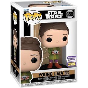 Funko SDCC 2023 (Shared): Star Wars POP! Young LEIA with LOLA