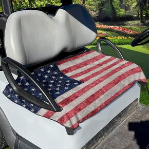 Yuuxorilu Golf Cart Seat Covers Golf Cart Seat Towel Universal Fit