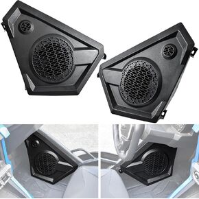 حاويات سماعات SAUTVS لـ 2018-2020 Polaris Slingshot، لوحات مكبرات الصوت لملحقات Polaris Slingshot SLR SL R 2018-2020 (قطعتان)، استبدل OEM #2414071