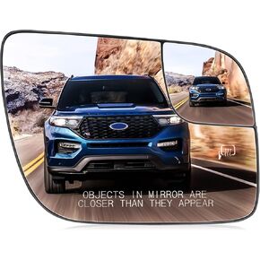 زجاج مرآة جانبية للركاب لـ 2011-2017 Ford Explorer سحب ساخن مع استبدال اللوحة الخلفية لـ BB5Z17K707A in Kuwait