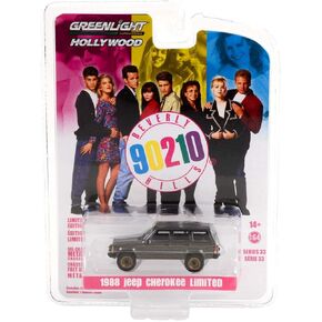 Greenlight Collectible 1:64 Hollywood Series 33 - Beverly Hills, 90210 (1990-2000 TV Series) - 1988 Cherok&ee Limited 44930-A [Shipping from Canada]
