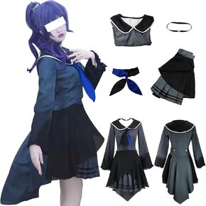 Asahina Mafuyu Cosplay Costume Project Sekai Uniform Dress Cosplay Outfits Halloween Party for Women Girls