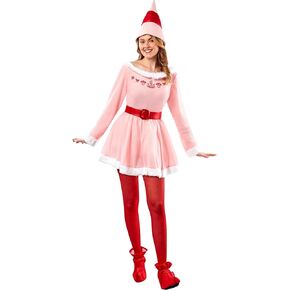 Rubie's womens Elf Movie Deluxe Jovi the Elf Dress Adult Sized Costumes, Pink, One Size US