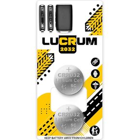 for Mazda CX5 Key Fob Battery Replacement, 2PCs CR2032 Battery for Car Remote Key for Mazda 3, 6, CX-5, CX-9, CX-30, CX-50 2019-2024 Batteries 2032 for Key Fob