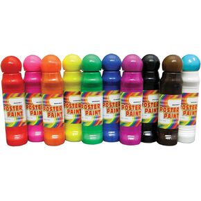 Crafty Dab Poster Paint Arts & Crafts, Multi (CV-78923) 1.6 Fl Oz (Pack of 10)