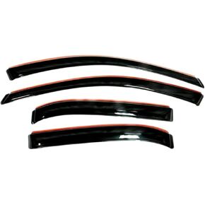Auto Ventshade [AVS] In-Channel Ventvisor / Rain Guards | Fits 2017 - 2022 Nissan Rogue Sport- Smoke, 4 pcs. | 194782