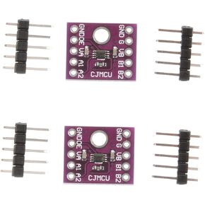NOYITO TXS0102 2-Bit Bidirectional Voltage Level Converter I2C IIC Level Module (Pack of 2)