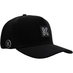 Klub Cap Black Snapback Baseball Hat with Tee Hole and Ball Marker - Mens Golf Hats, Baseball Cap for Hiking, Beach and Everyday Wear