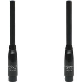 SMA Male NA-771R Dual Band Antenna 144/430MHZ Stubby Antenna for Yeasu TYT UV3R UV100 U3 VX6R VX7R UV9D UV8000D THUV3R Walkie Talkie Two Way Radio 2Pack