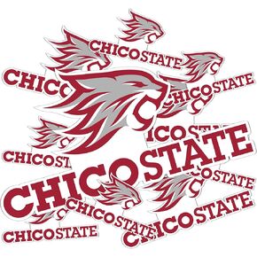 Desert Cactus Cal State Chico University Stickers California Wildcats Vinyl Decals Laptop Water Bottle Car Scrapbook T3 (Type 3-1)