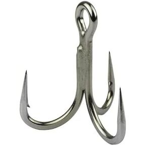 Mustad JAW-LOK in-LINE TREBBLE 5X Strong 3/0