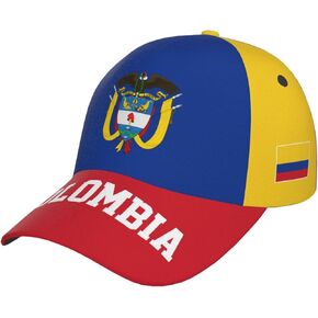 Colombia Flag Colombian 3D Print Baseball Caps Unisex Hat Patriotic Cap Multicoloured
