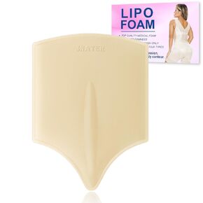 Lipo Foam Back Board, Lipo Board, Ab Board Post Surgery Liposuction, Lipo Foam Board, Back Board Lipo for BBL & Liposuction Post Surgery Recovery-BBL Post Surgery Supplies (Beige)