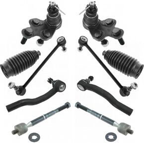 TRQ Front Ball Joint Tie Rod End Sway Bar Link Steering Suspension Kit 10pc for 2001-2003 Toyota Highlander