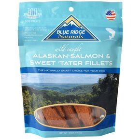 Blue Ridge Naturals Salmon and Sweet Potato Fillets Dog Treats, 12 oz.
